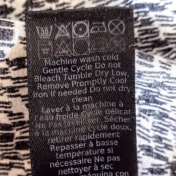 John Varvatos Star USA Jasper Abstract Print Button Down Shirt - Picture 6 of 6